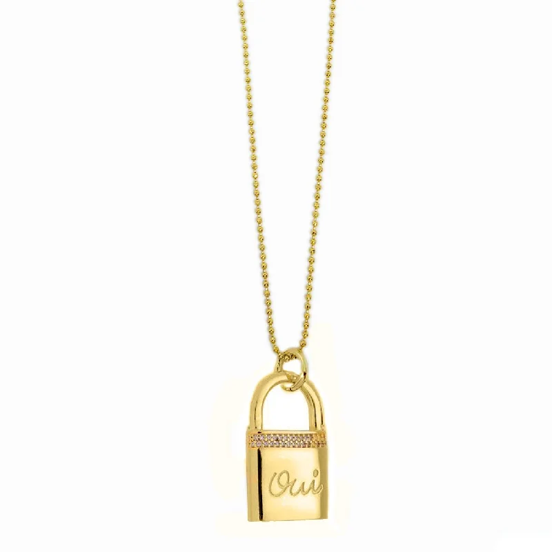 Ladies star pendant necklaces -Oui Necklace