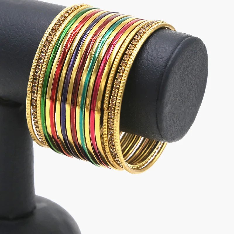 Modern rose gold cuff bracelets for ladies -Women's Bangle - Multi Color