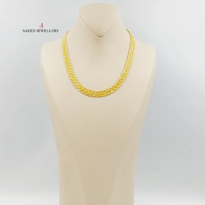 Ladies vintage gold necklaces -(9.5mm) Fancy Necklace