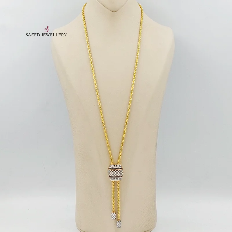 Elegant silver necklaces for women -Palestinian Scarf Necklace