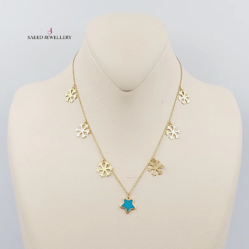 Modern gold chain necklaces for ladies -Farfasha Necklace