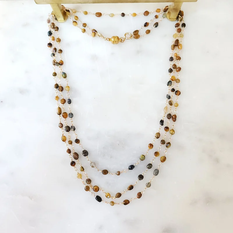 Classic gold necklaces for ladies -You Are Enough Necklace