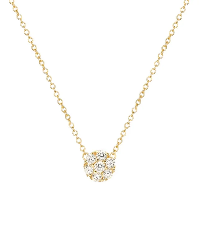 Classic pearl necklaces for women -The Arameh Tiny Diamond Necklace