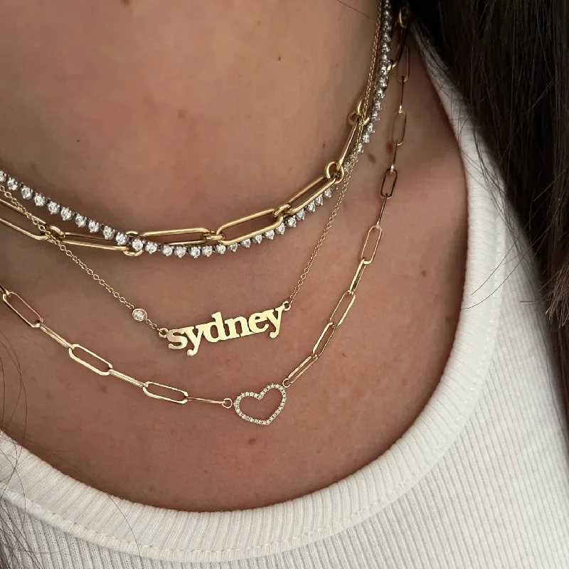 Classic gold necklaces for ladies -The Sydney Lily Necklace