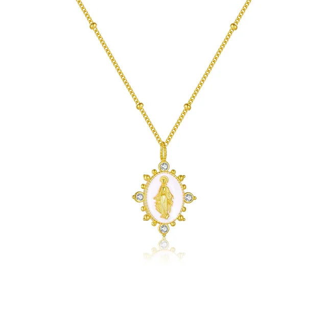 Ladies heart pendant necklaces -Guided By Her Light (necklace)