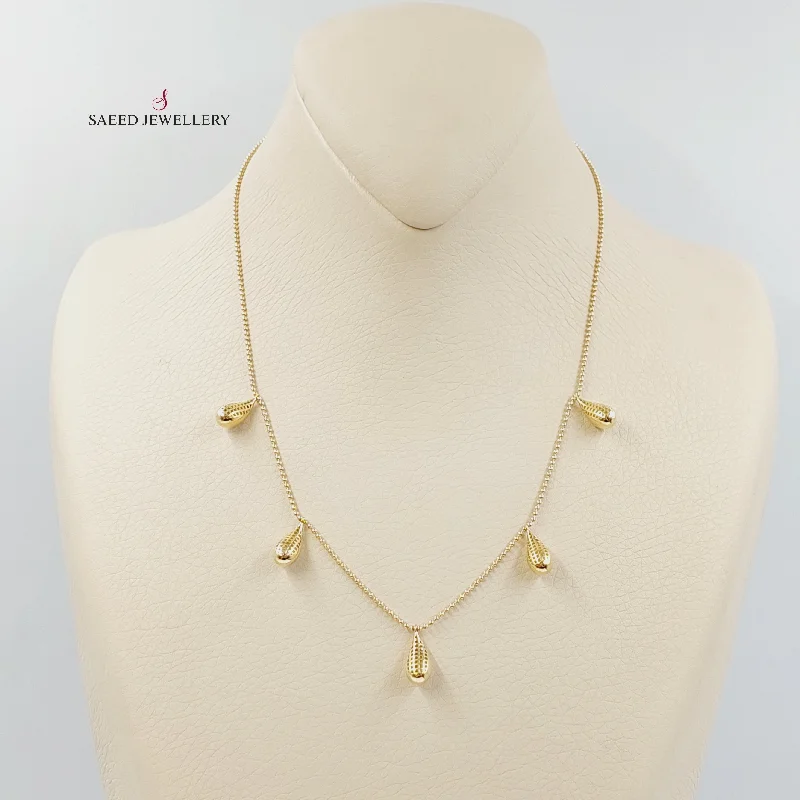 Simple gold chain necklaces for ladies -Dandash Necklace