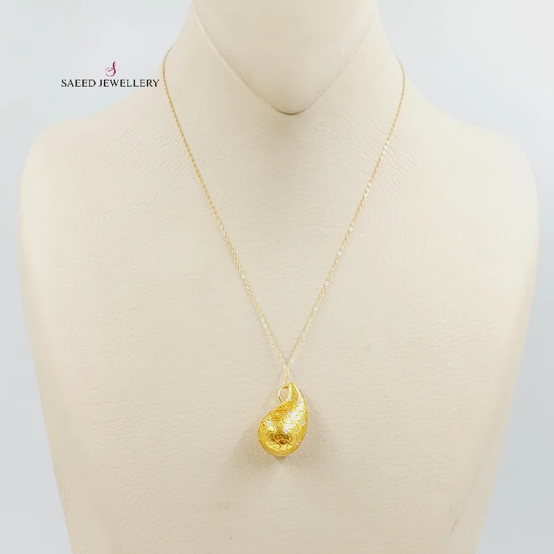 Ladies elegant drop necklaces -Zircon Studded Almond Necklace