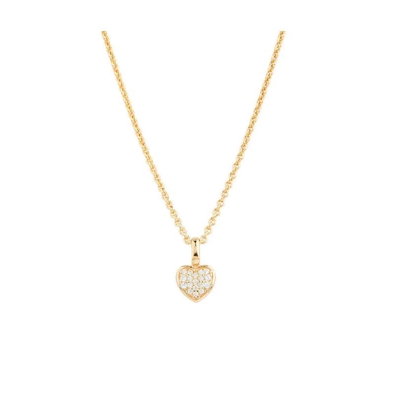 Trendy boho necklaces for ladies -Prima Donna 18K Gold Pendant w. 18 Diamonds