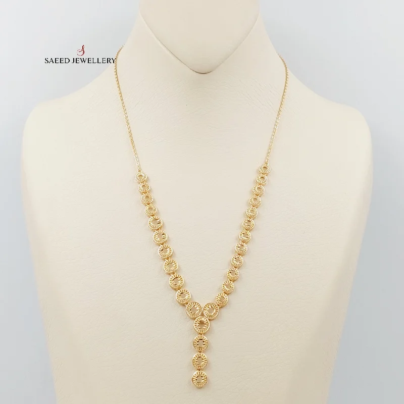 Ladies vintage pearl necklaces -Kuwaiti Necklace