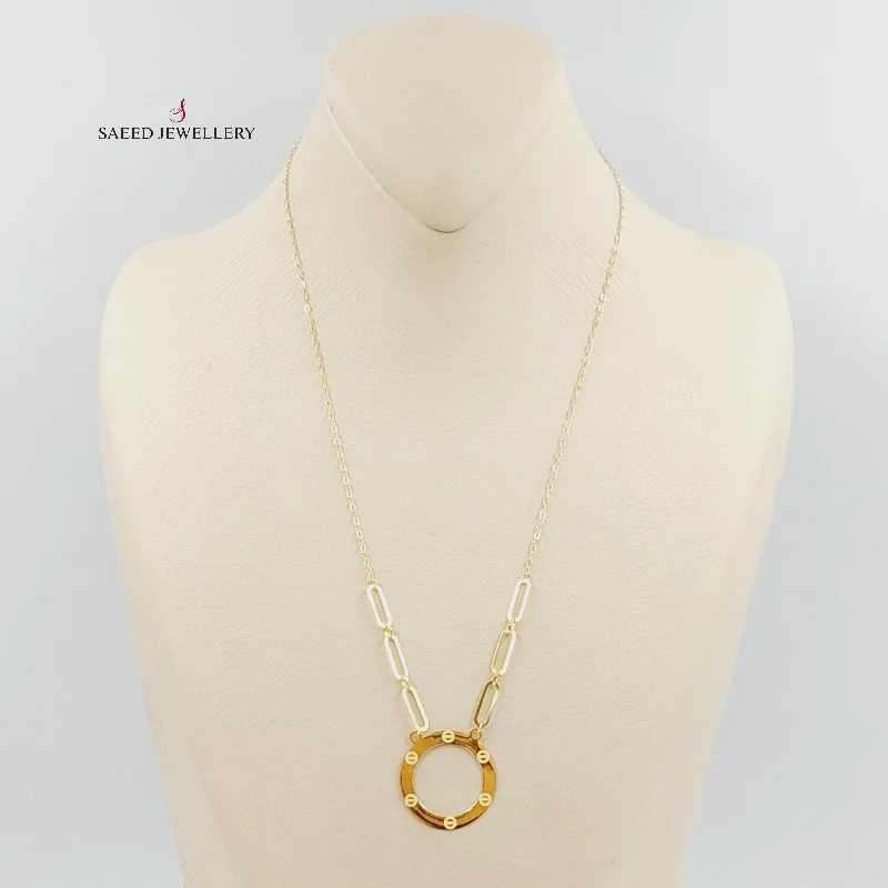 Rose gold necklaces for women -Figaro Necklace