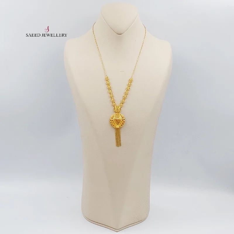 Ladies citrine necklaces -Kuwaiti Necklace