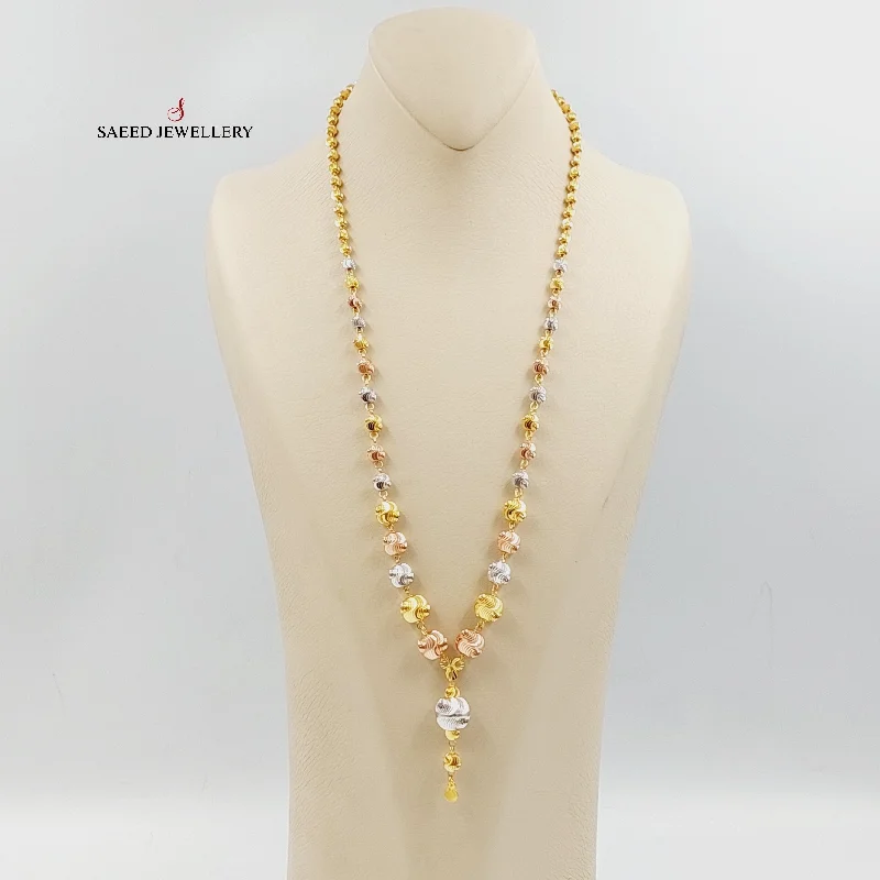 Ladies vintage crystal necklaces -Balls Necklace