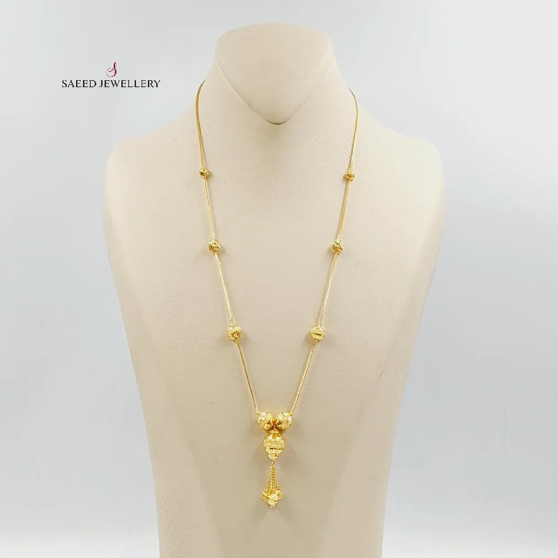 Ladies topaz necklaces -Deluxe Balls Necklace