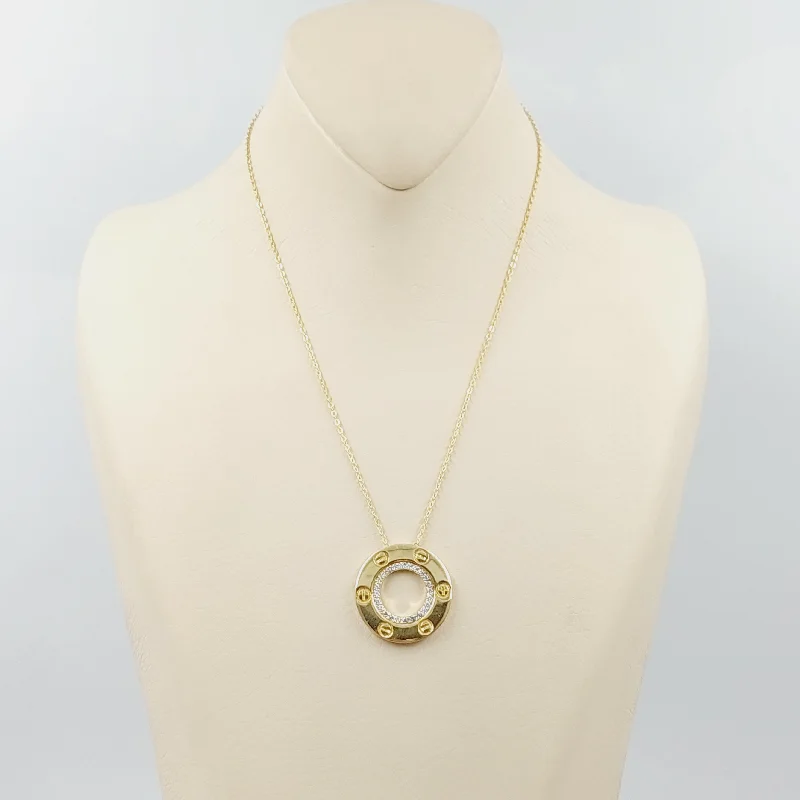 Affordable necklaces for women -Zircon Studded Figaro Necklace