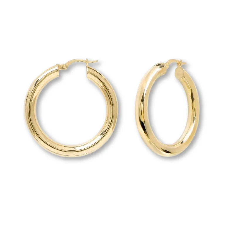 Ladies classic pearl drop earrings -Simpy Hoop