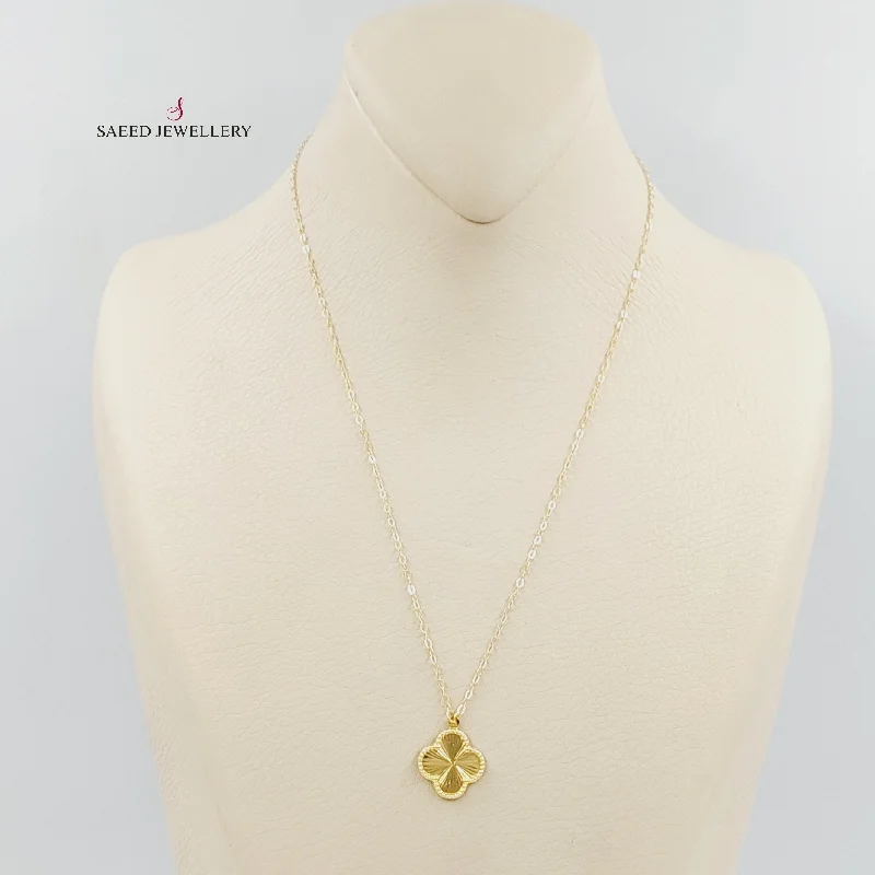 Ladies layered necklaces -Clover Necklace