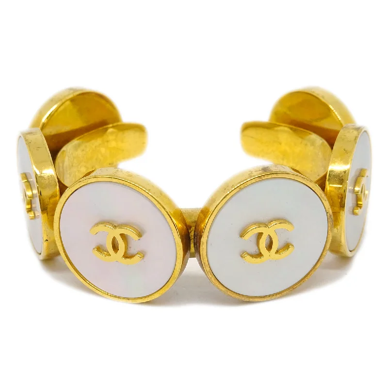 Ladies sparkling topaz bracelets -Chanel Bangle Gold 95A