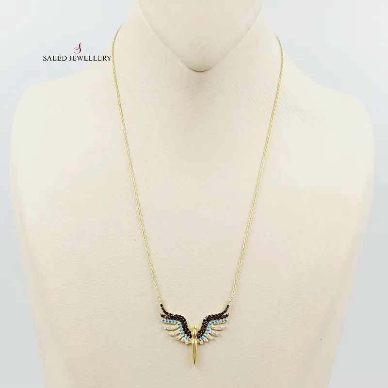 Ladies geometric necklaces -Wings Necklace