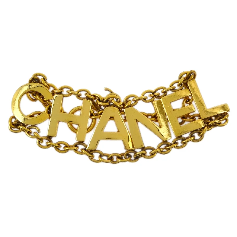 Ladies minimalist rose gold bracelets -Chanel Bangle Gold