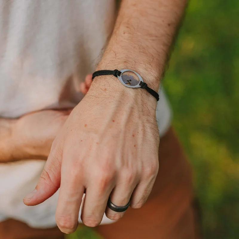 Ladies minimalist rose gold bracelets -The Mountain Spirit Bracelet