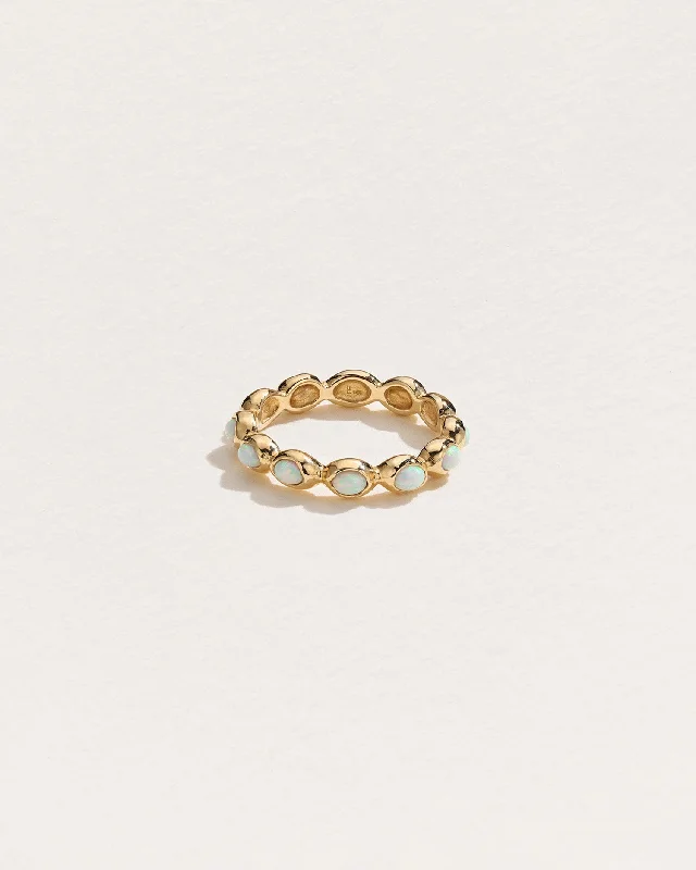 Modern gemstone ring for women -Ovalado Ring