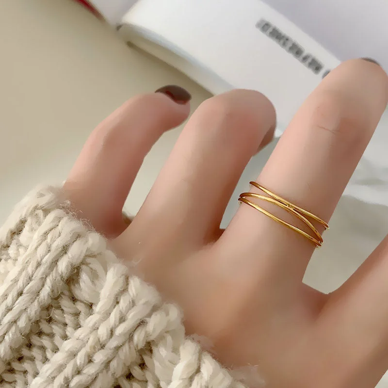 Line Golden Ring