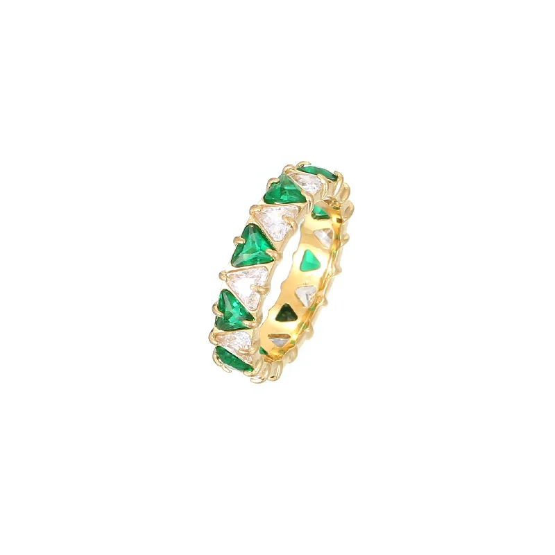 Golden Green White Diamond