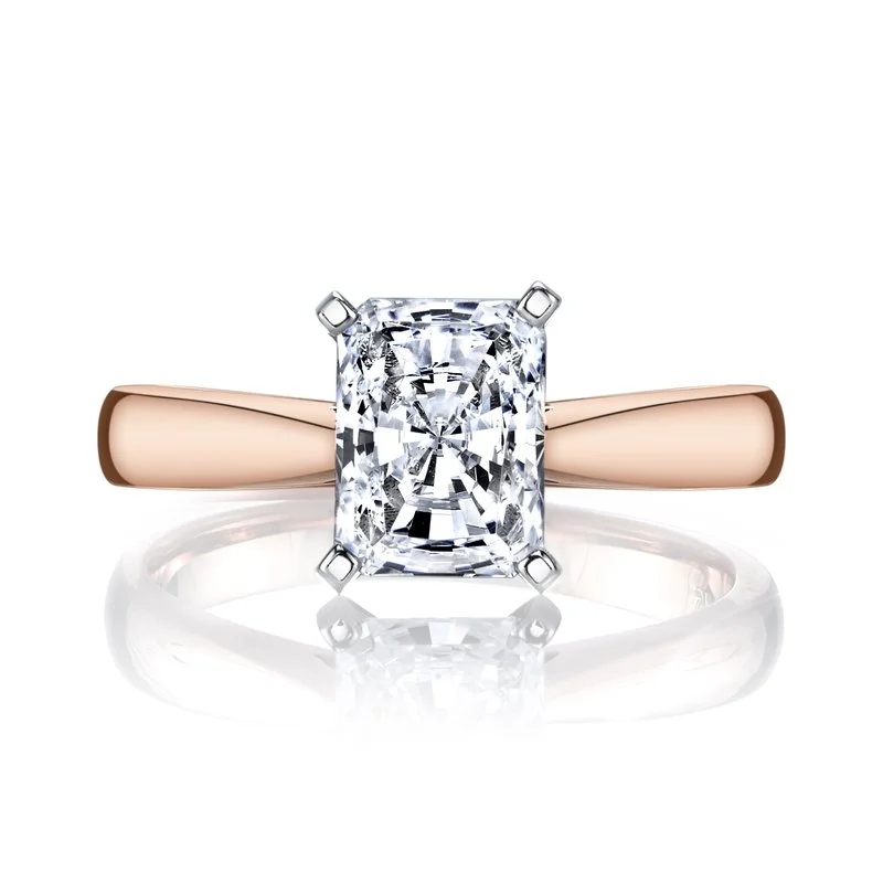 Ladies topaz ring -Solitaire Ring Setting