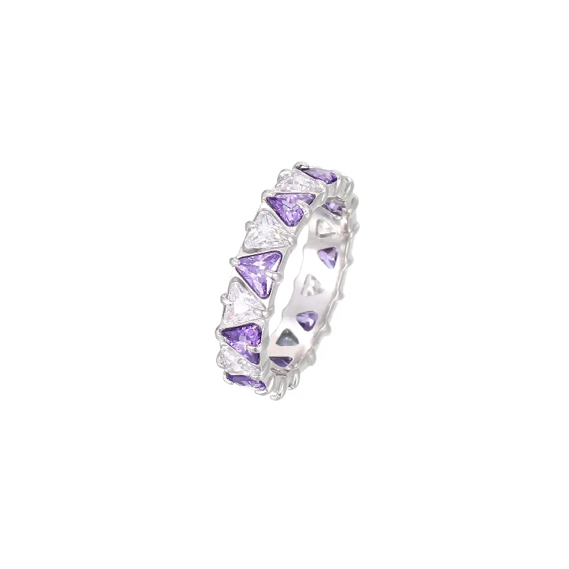 Steel Purple White Diamond