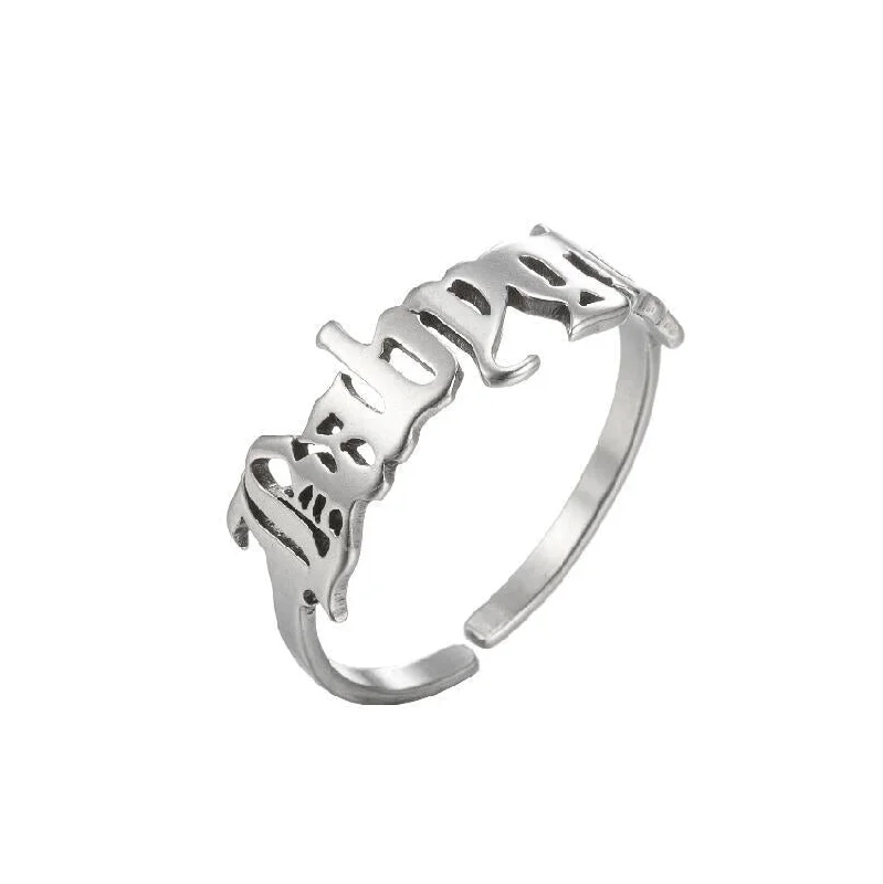 Babygirl Ring Steel Color